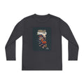 Youth Long Sleeve Tee — 'Skills & Thrills' Skateboard Graphic